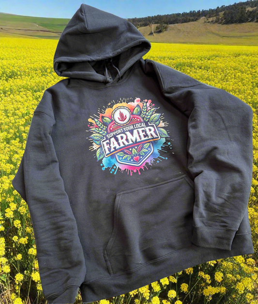 Farming Hoodie - (proceeds donated) Support your local farmer