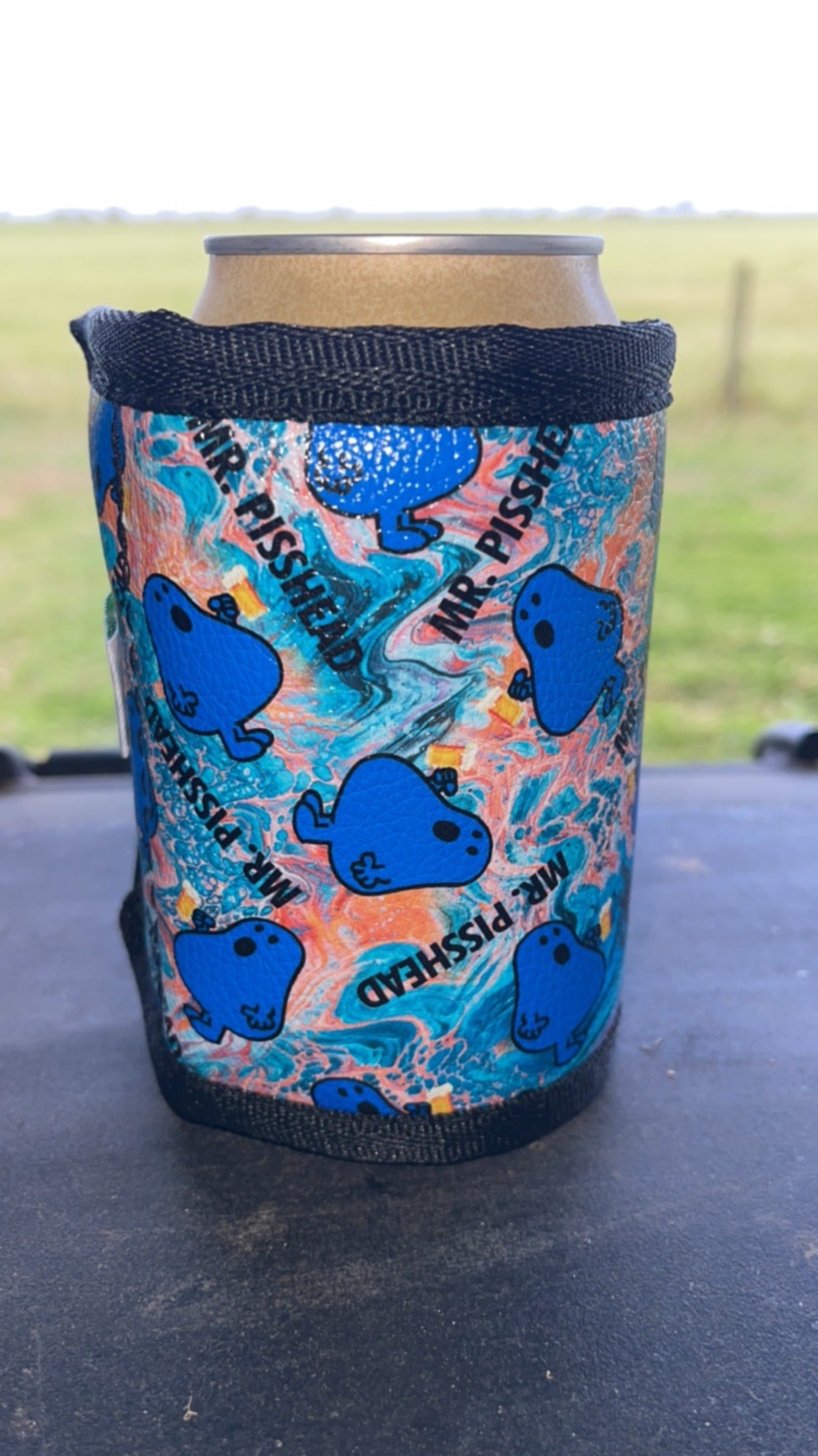 Vinyl Stubby Holder - Mr Pisshead