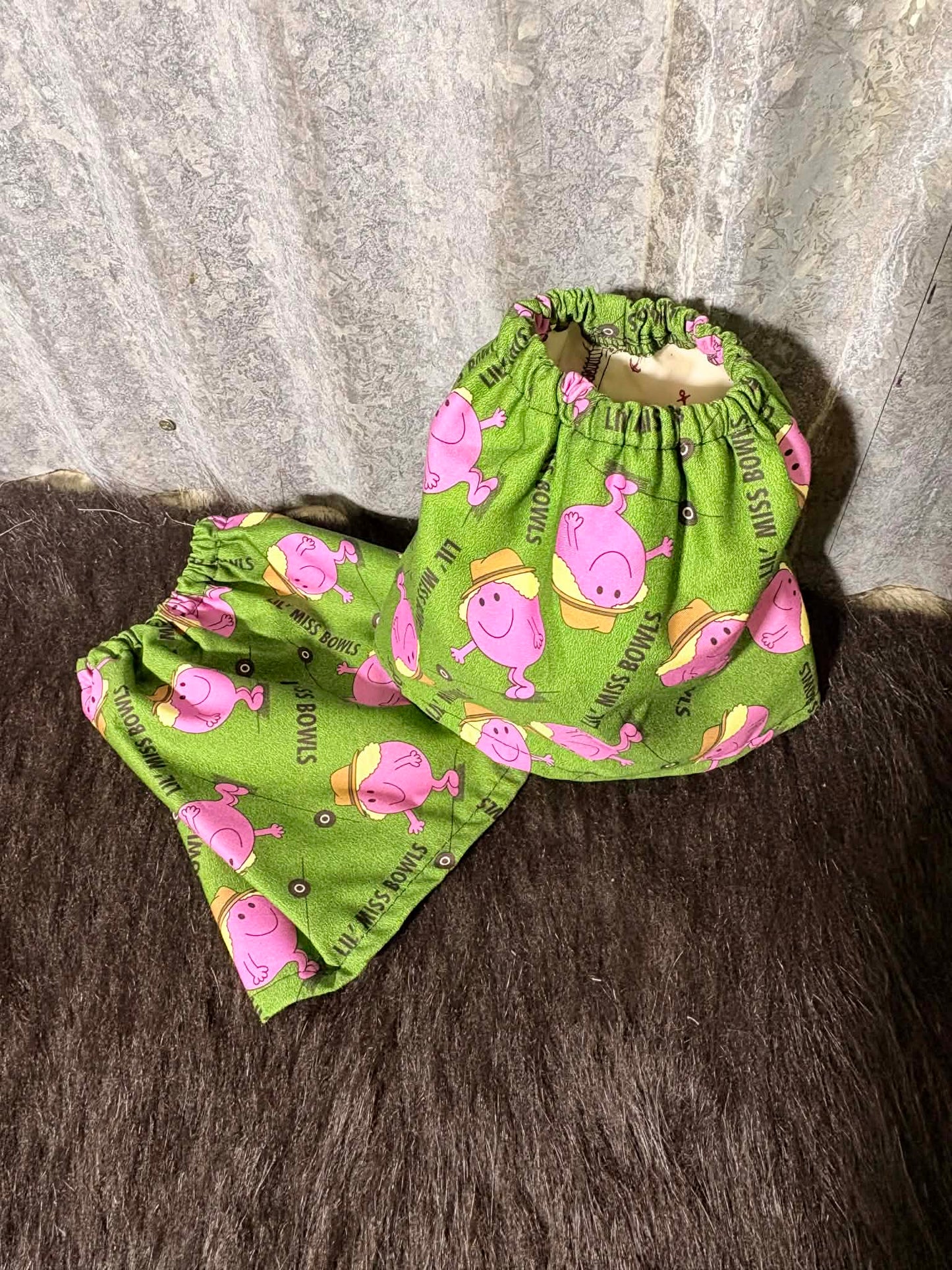 Fabric sock savers- Lil Miss Bowls