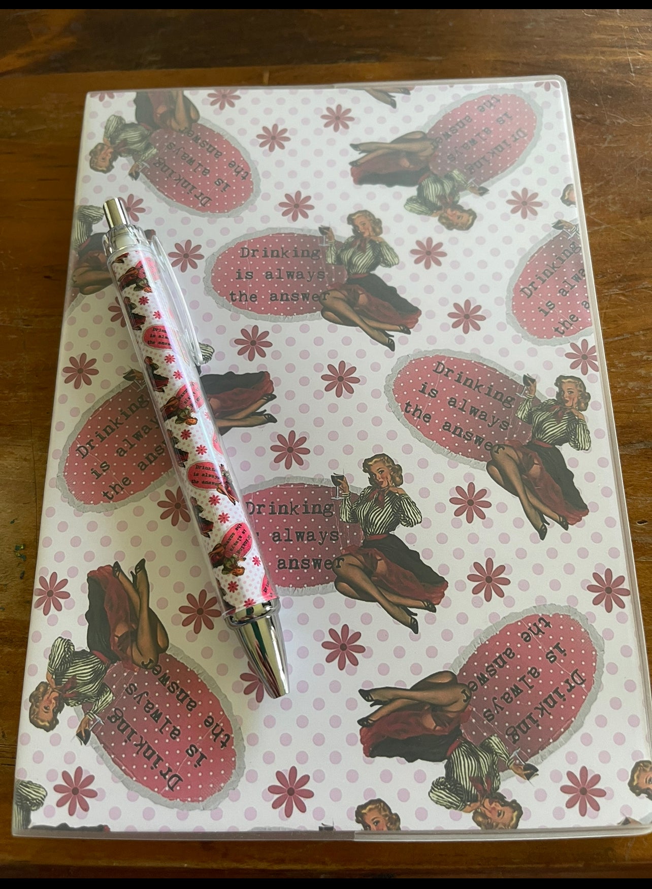 Notebook, Swears - Drinking is always the answer