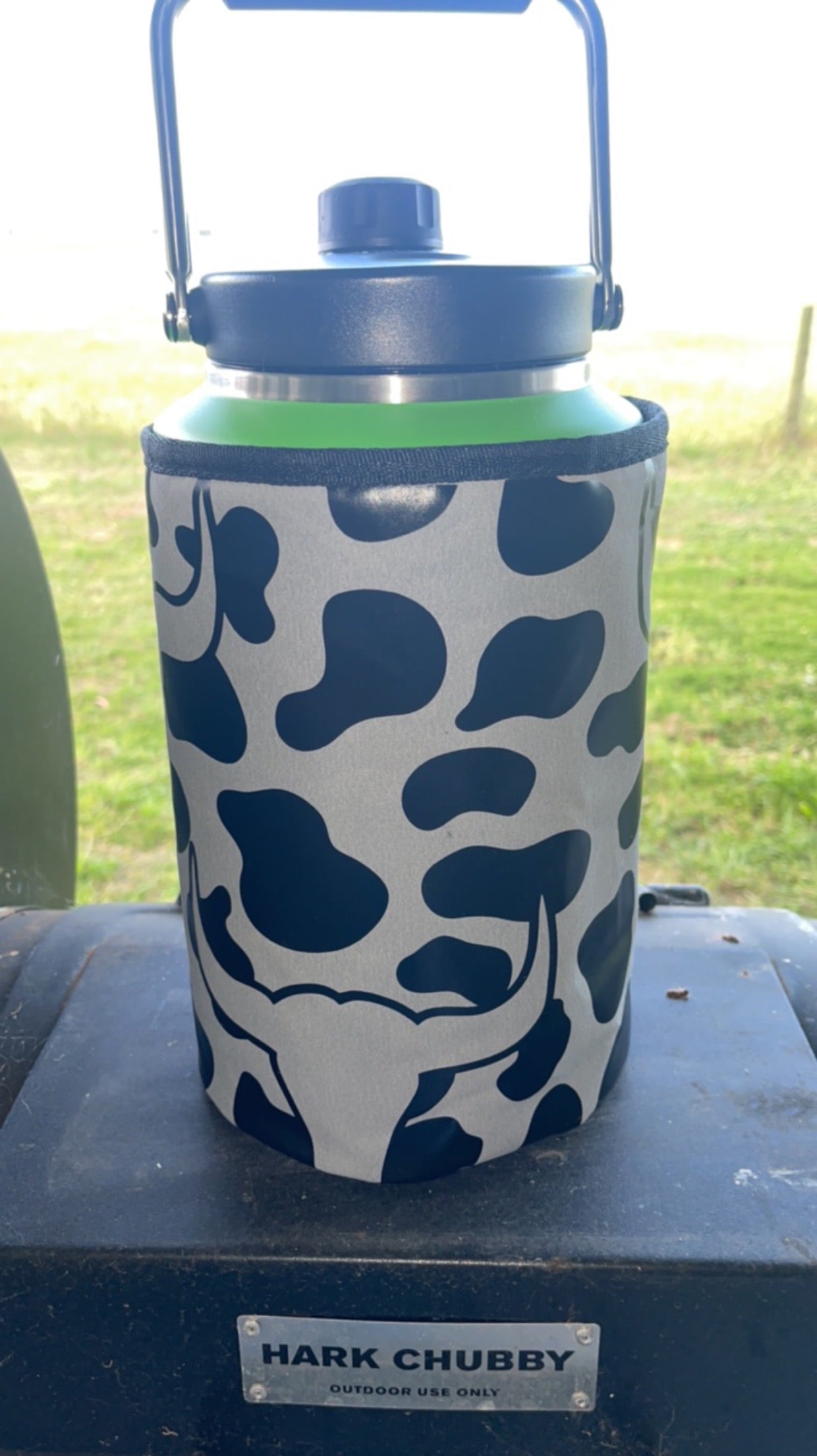 Printed  Yeti Rambler half gallon or gallon cover - Longhorns