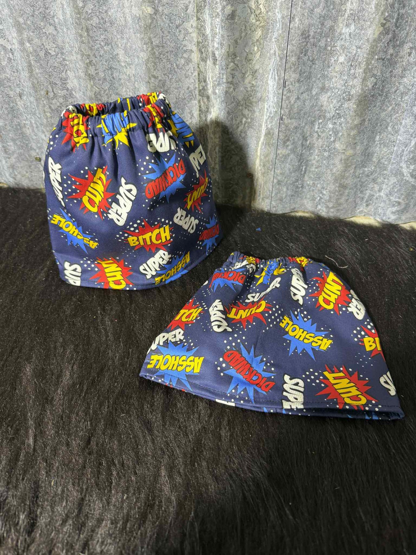 Fabric sock savers- Comic Swears