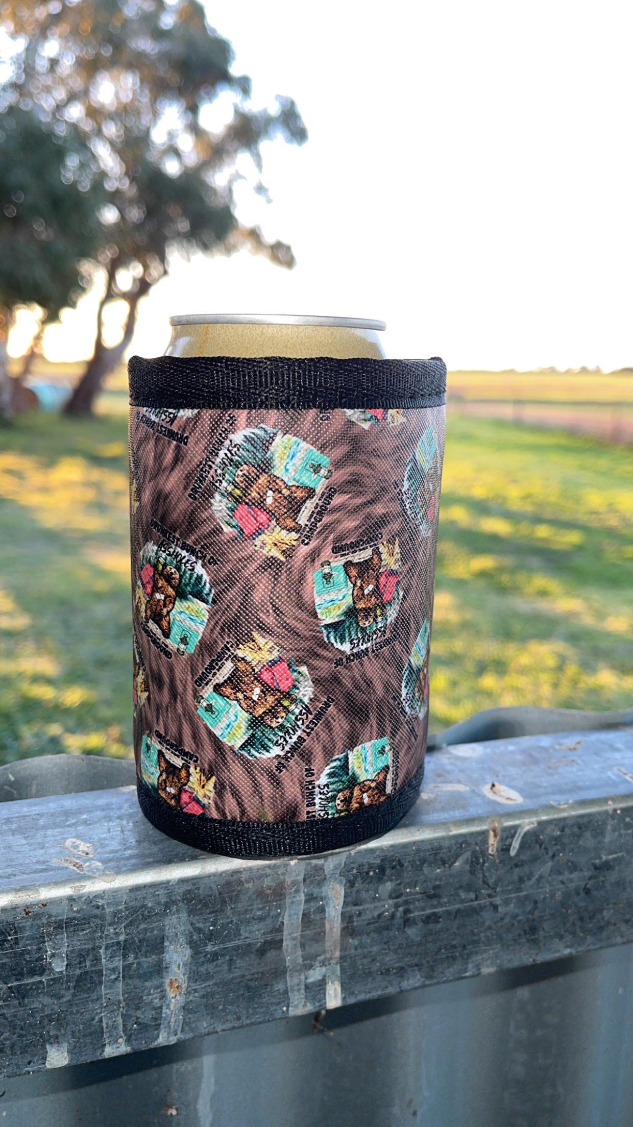 Vinyl Stubby Holder - Drunkest bunch of arseholes