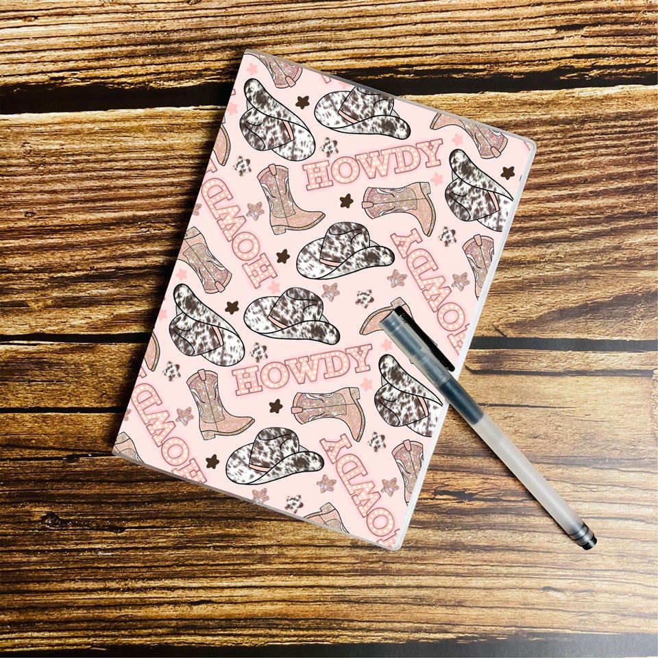 Western lined notebook - Howdy