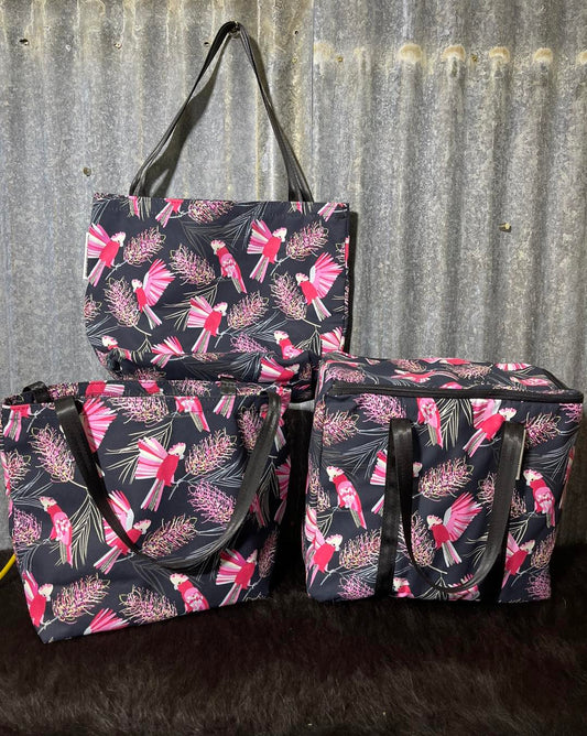 Ready made Shopping Bag Set (insulated cooler bag) - Galahs