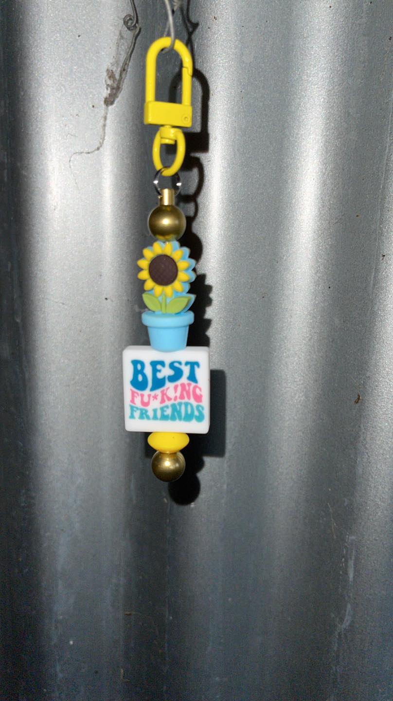 Copy of Keyring, beaded - Best Fu&%ing friends