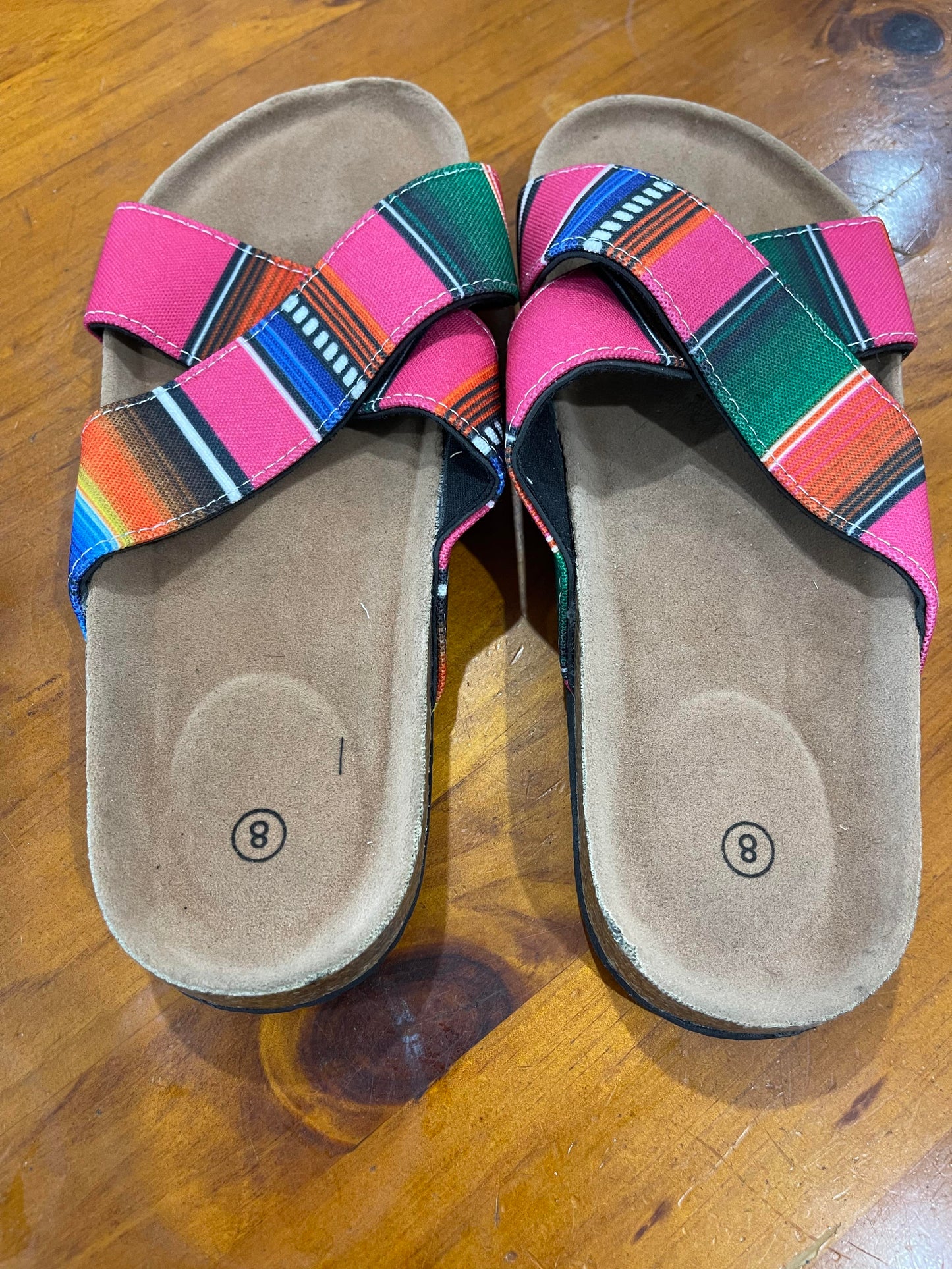 Slip on shoe, women's canvas -Serape