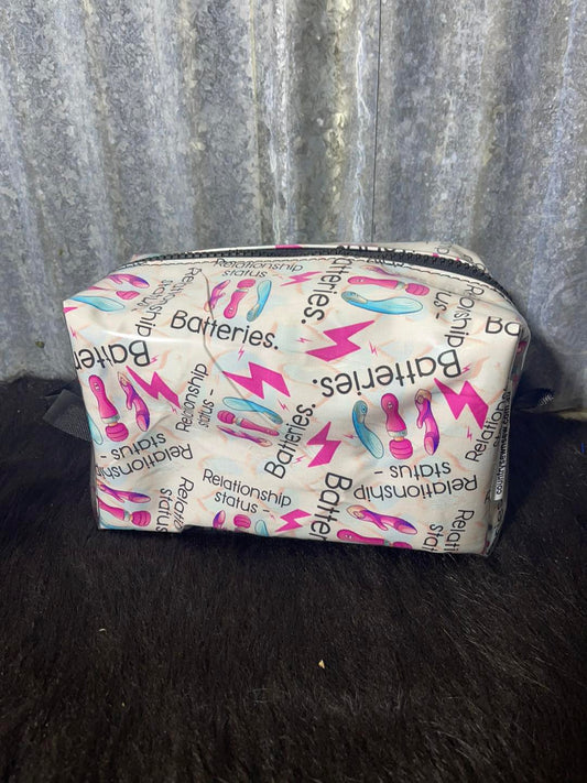 Ready made Box Toiletry Bag -Relationship status