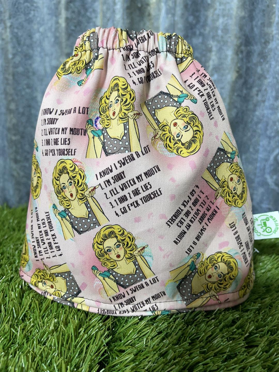 Fabric sock savers - I swear a lot