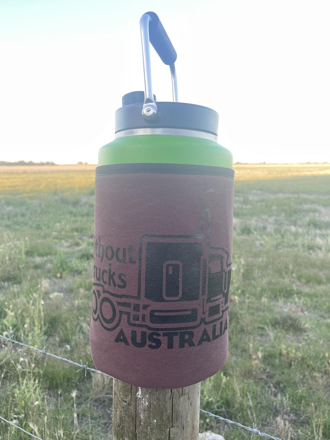 Printed  Yeti Rambler half gallon or gallon cover -Without trucks Australia stops