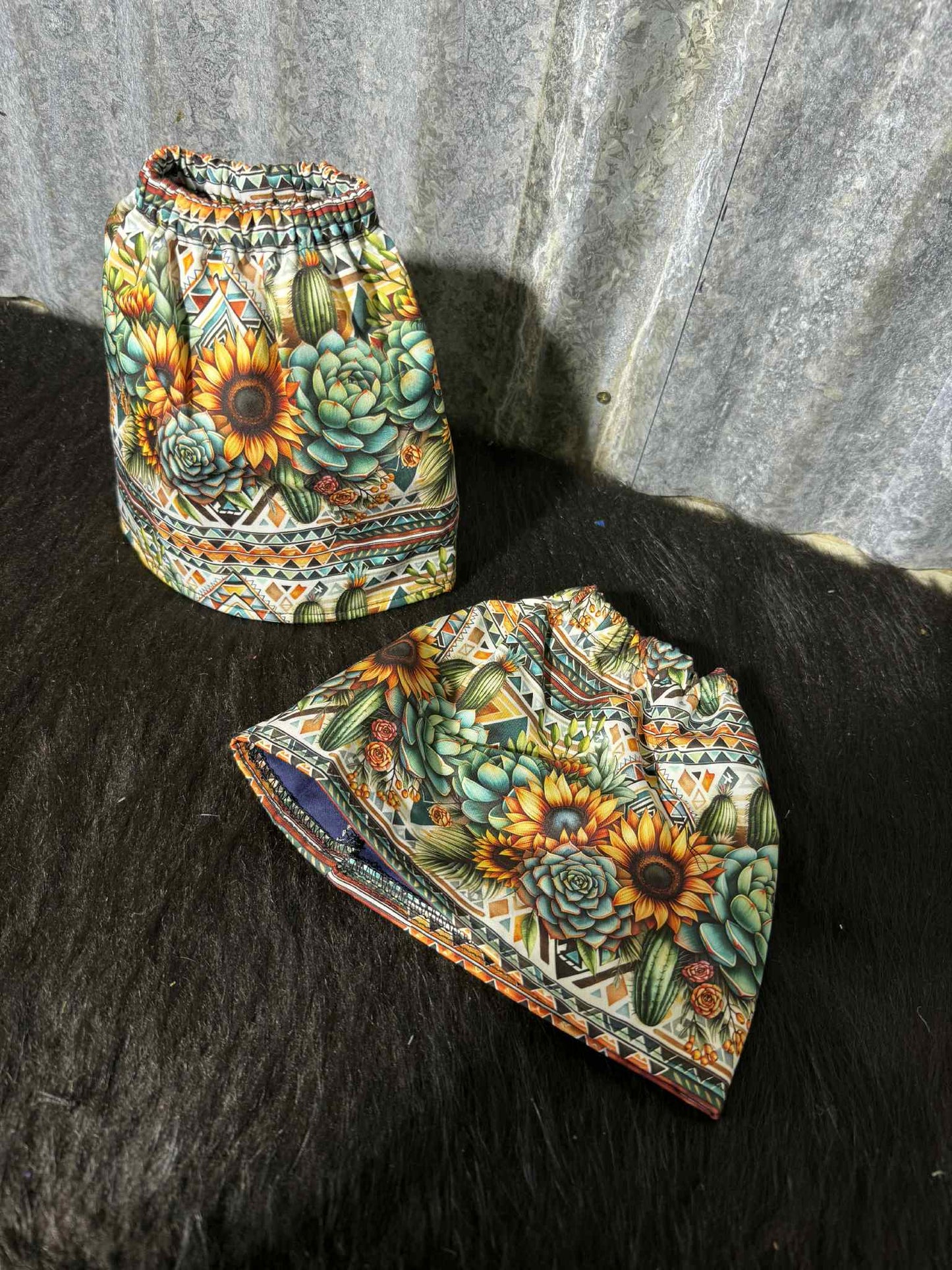 Fabric sock savers- Aztec Cactus