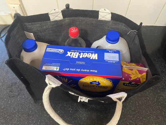 Market garden hessian Shopping bag - Do not disturb