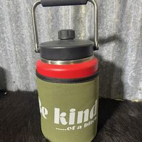 Printed Yeti Rambler HALF gallon cover - Be kind.... of a bitch