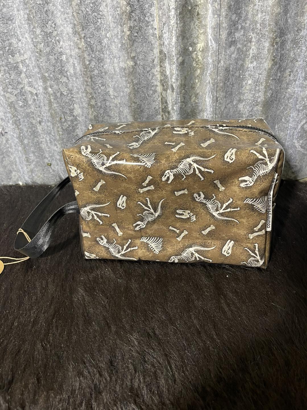 Box Toiletry Bag - Dinosaurs