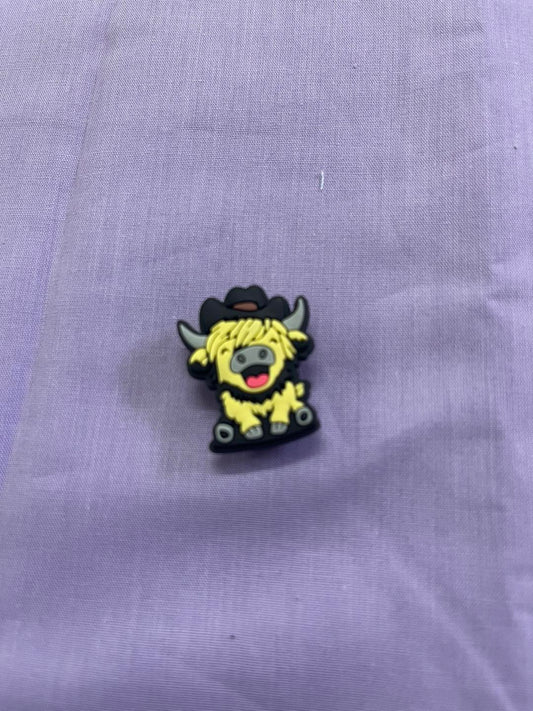 Croc Charm - Highland cow - 15