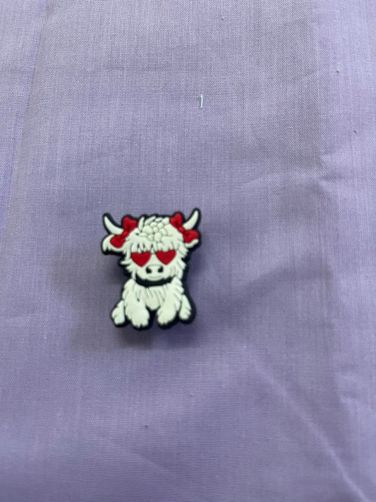 Croc Charm - Highland cow - 18
