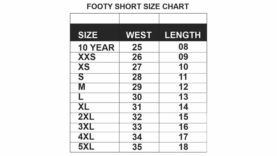 Pre order Footy Shorts - Brahman