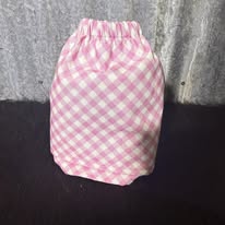 Fabric sock savers- pink gingham