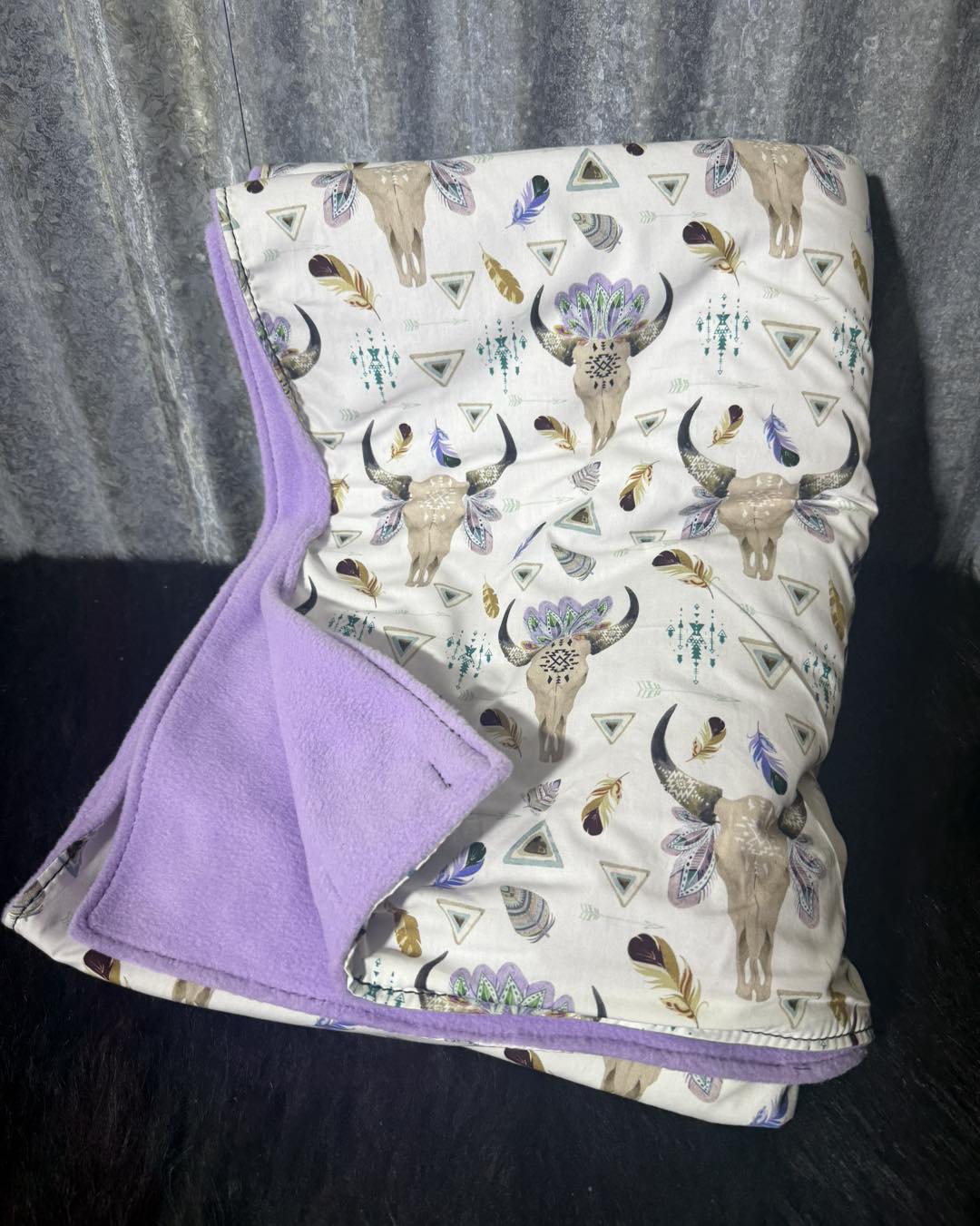 Swag Blanket - Boho Skulls,