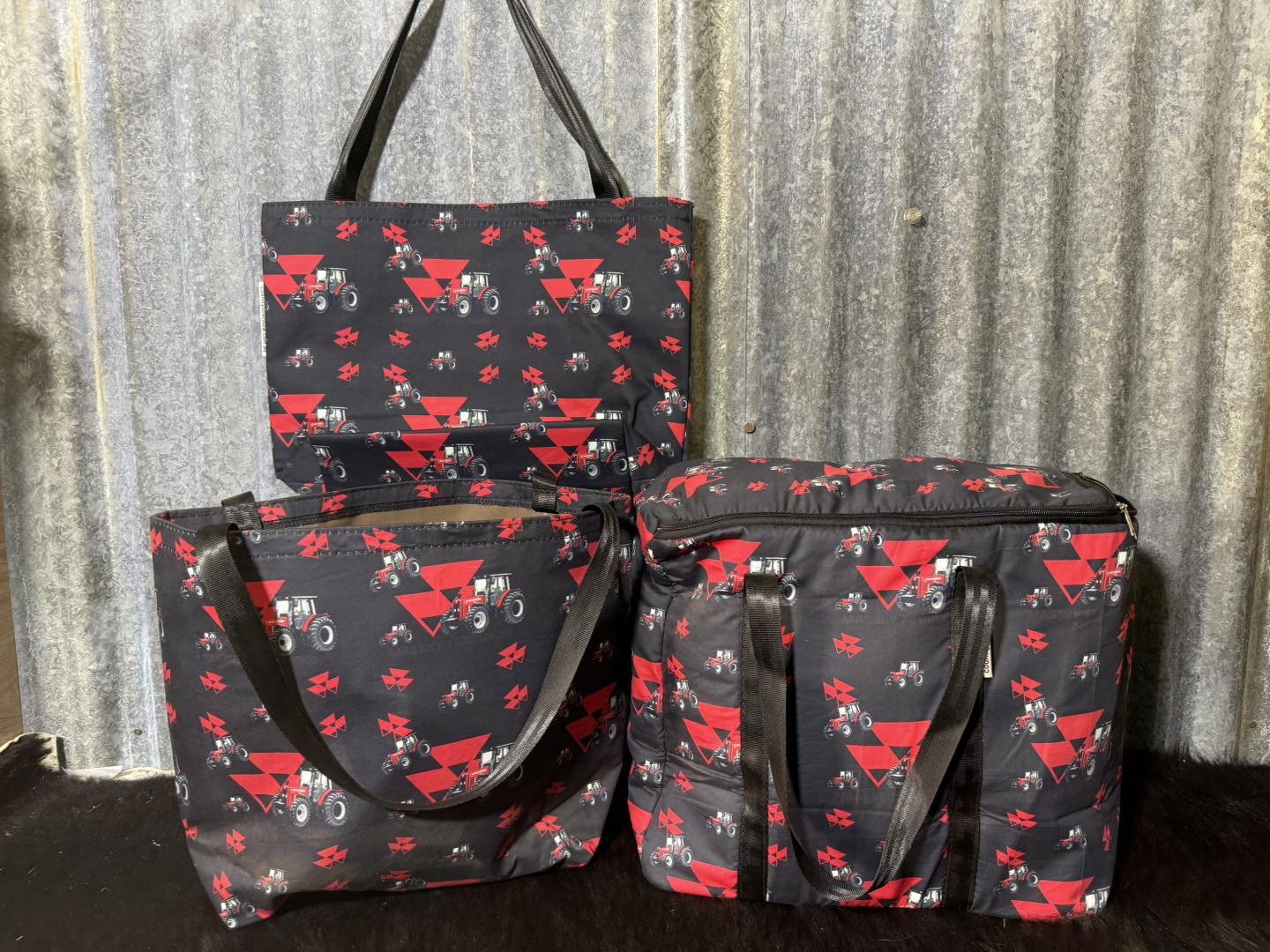 Ready made Shopping Bag Set (insulated cooler bag) - Massy Ferguson Tractors