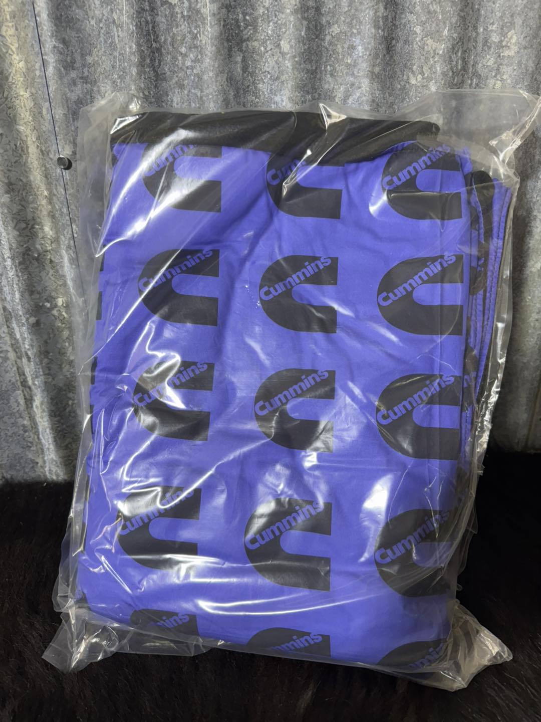 Swag Blanket - C Blue - Black back