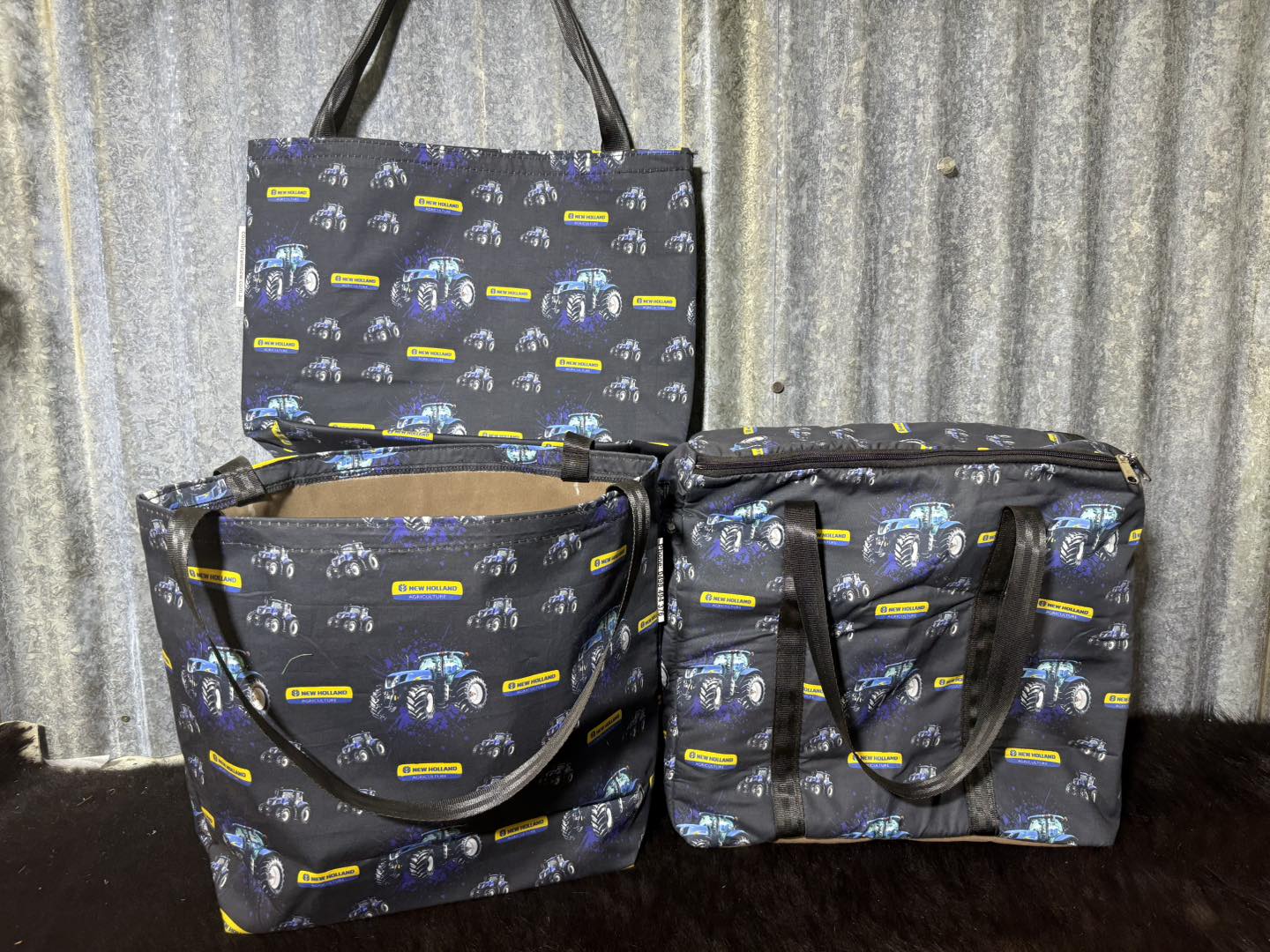 Ready made Shopping Bag Set (insulated cooler bag) - New Holland Tractors