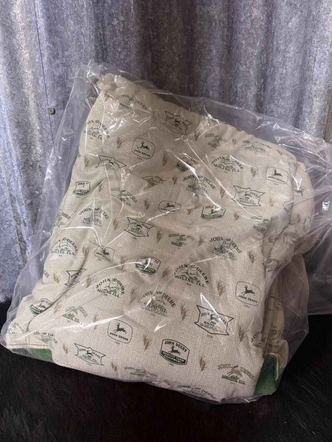 Swag Blanket - Vintage John Deere - Green back