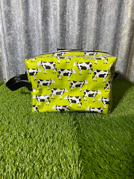 Ready made Box Toiletry Bag - Cows