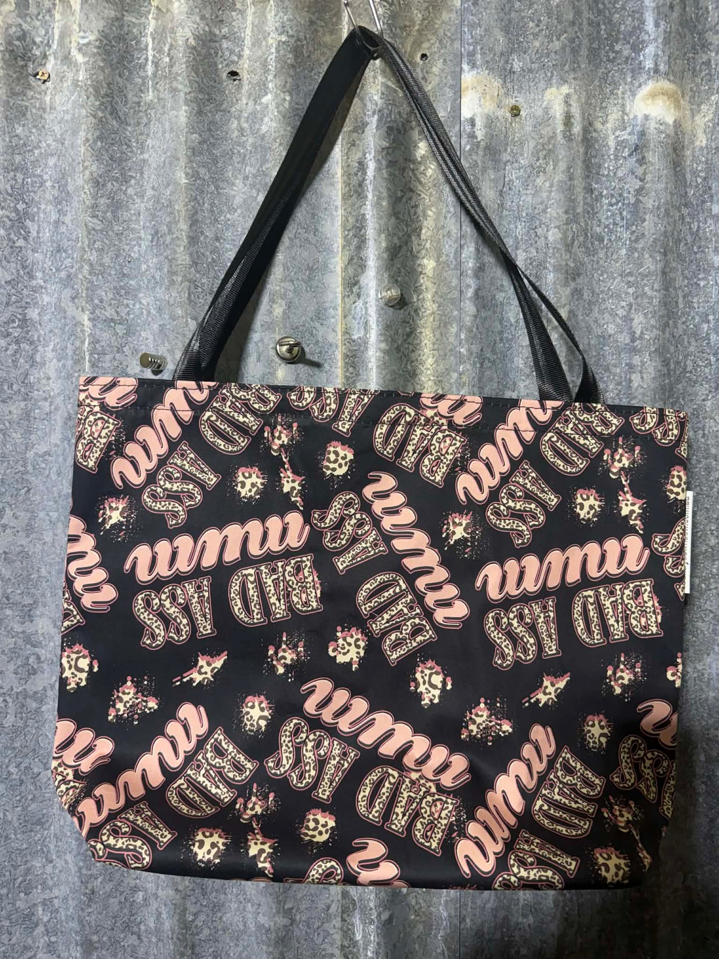 Fabric Shopping bag - (Ready Made) -SWEARING - Bad ass mum