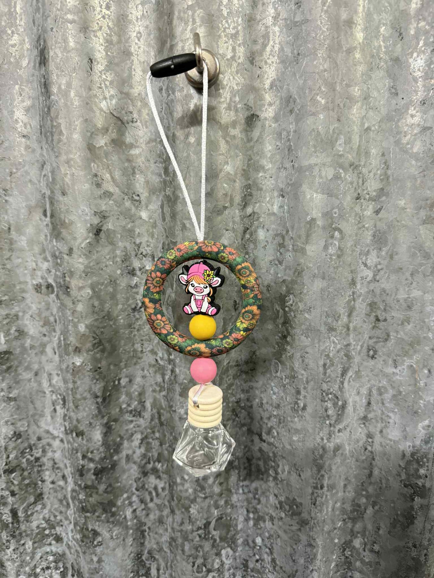 Ring Car Freshener - Floral and highland