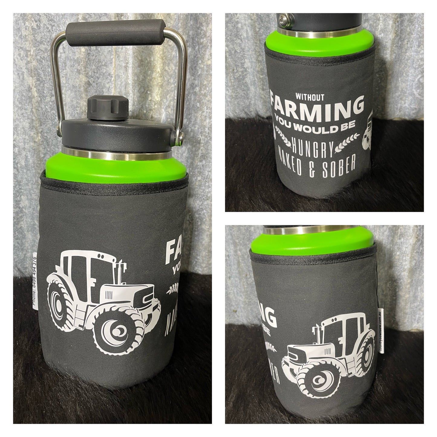 Printed Yeti Rambler half gallon or gallon cover - without farmers