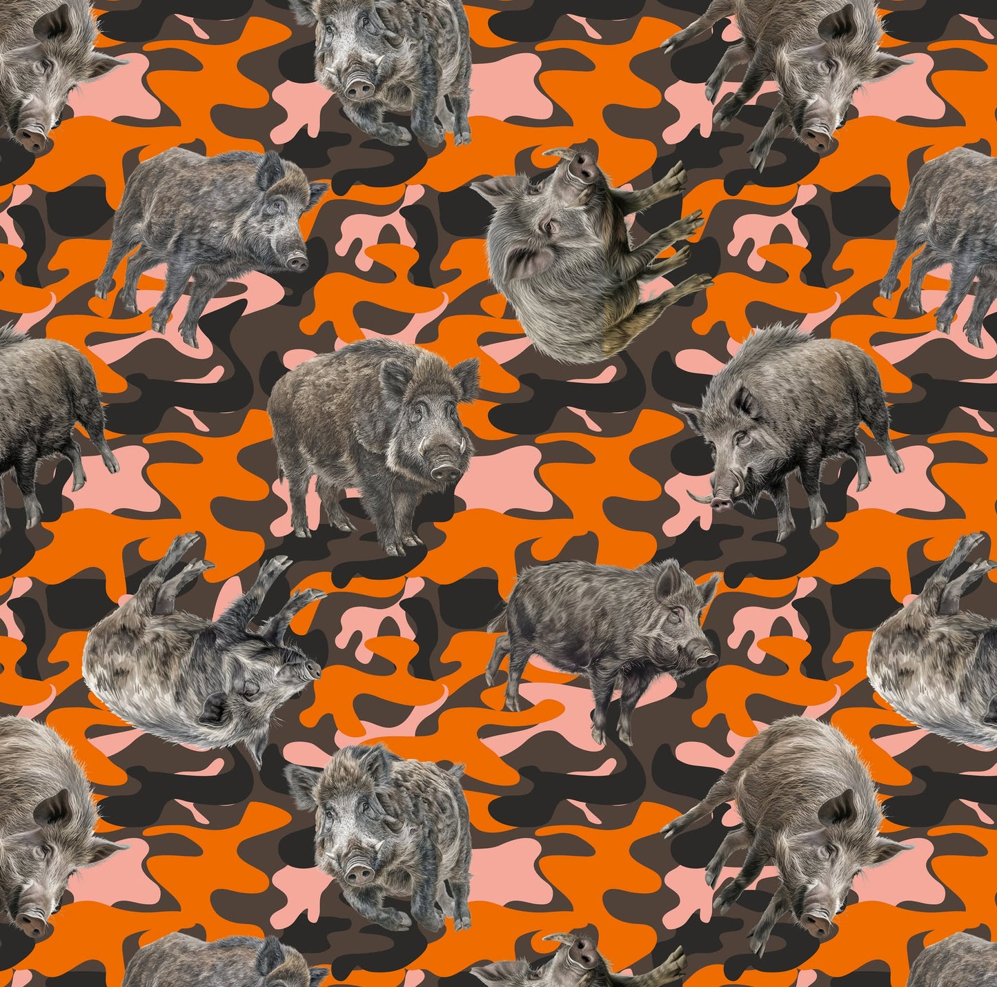 Pre Order Swag Blanket - Feral Pig and Orange camo