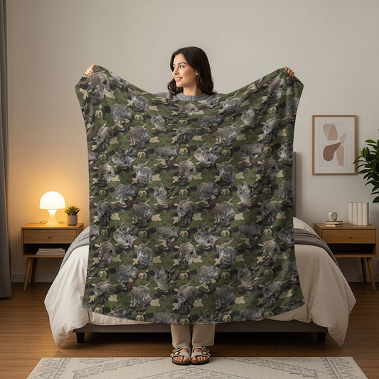 Pre Order Swag Blanket - Feral Pig and Green camo