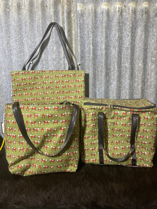 Ready made Shopping Bag Set (insulated cooler bag)- Herefords