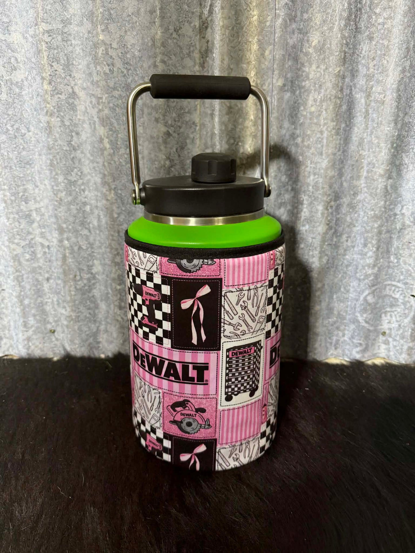 Yeti GALLON with fabric READY MADE - Pink tools