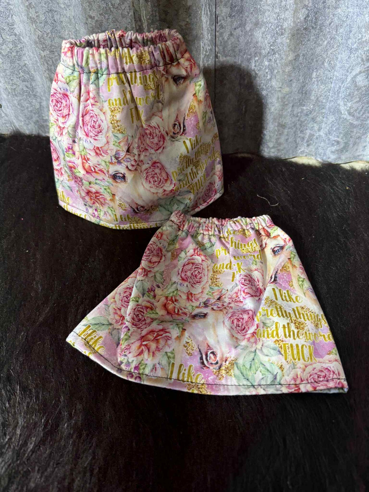 Fabric sock savers- I like pretty things and the word F&*k