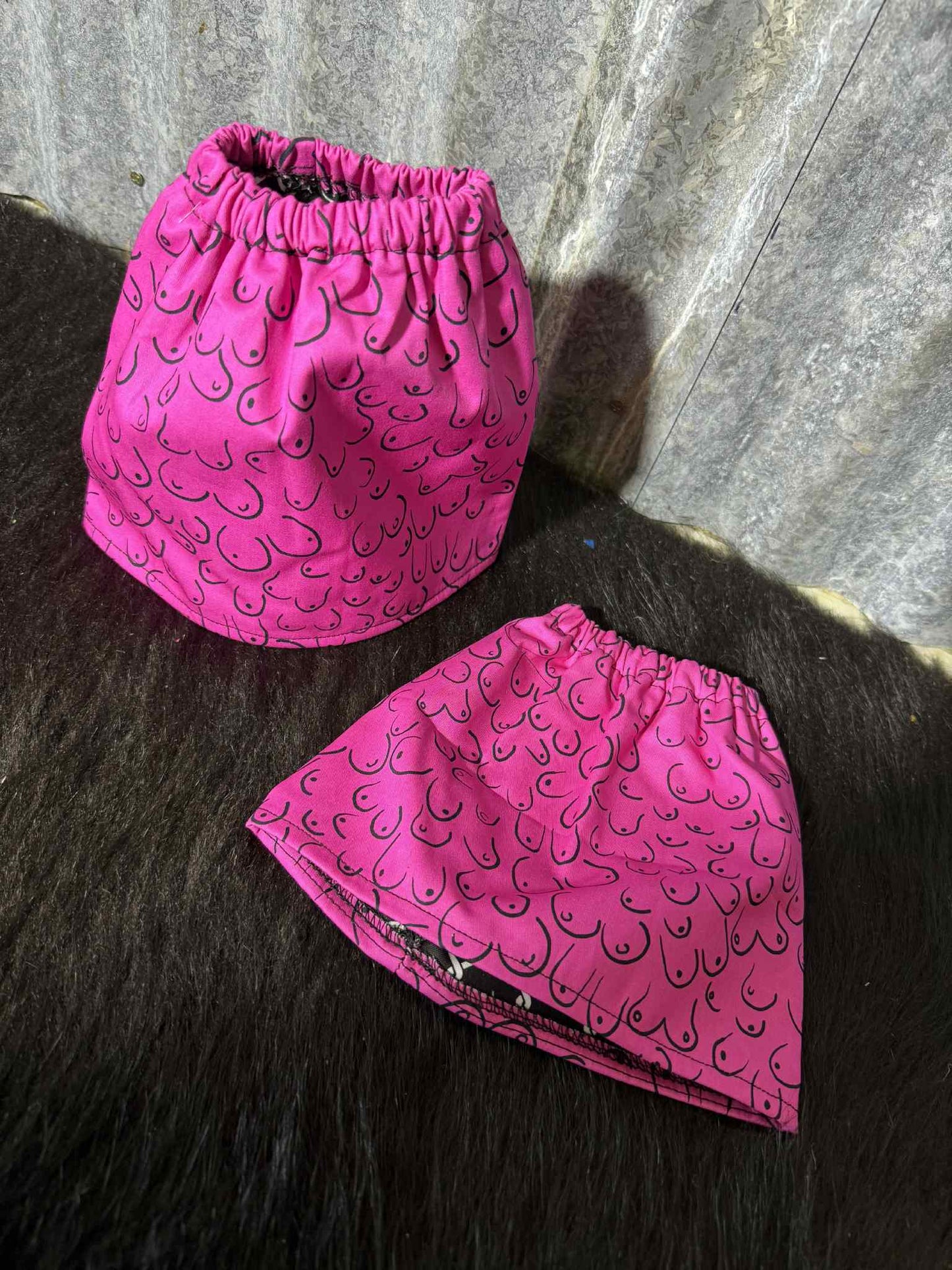 Fabric sock savers- Check your Boobs