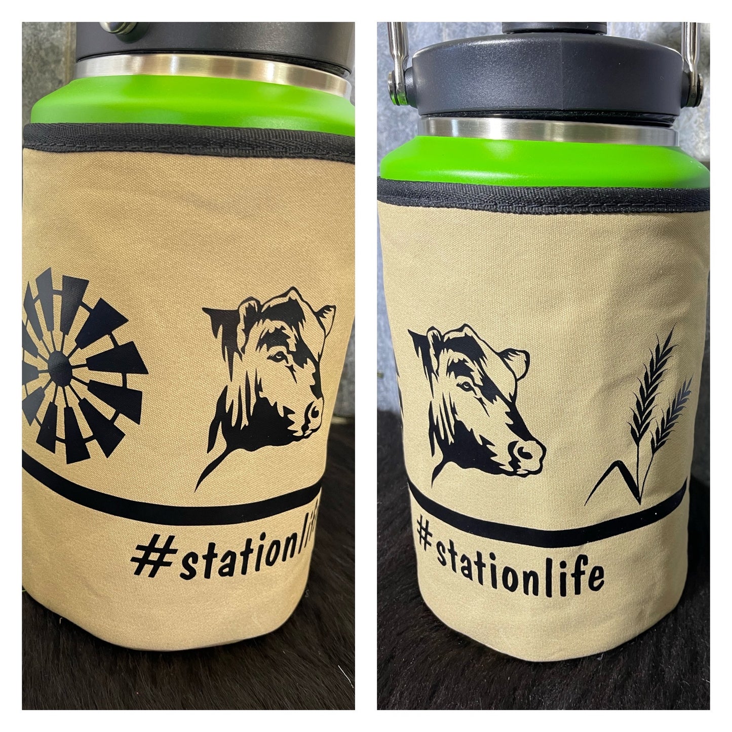 Printed  Yeti Rambler half gallon or gallon cover - station life  Angus