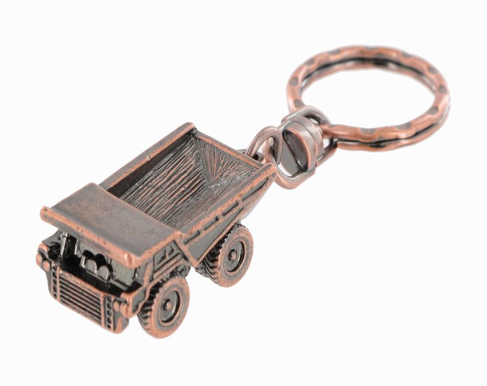 Copper mining truck keyring