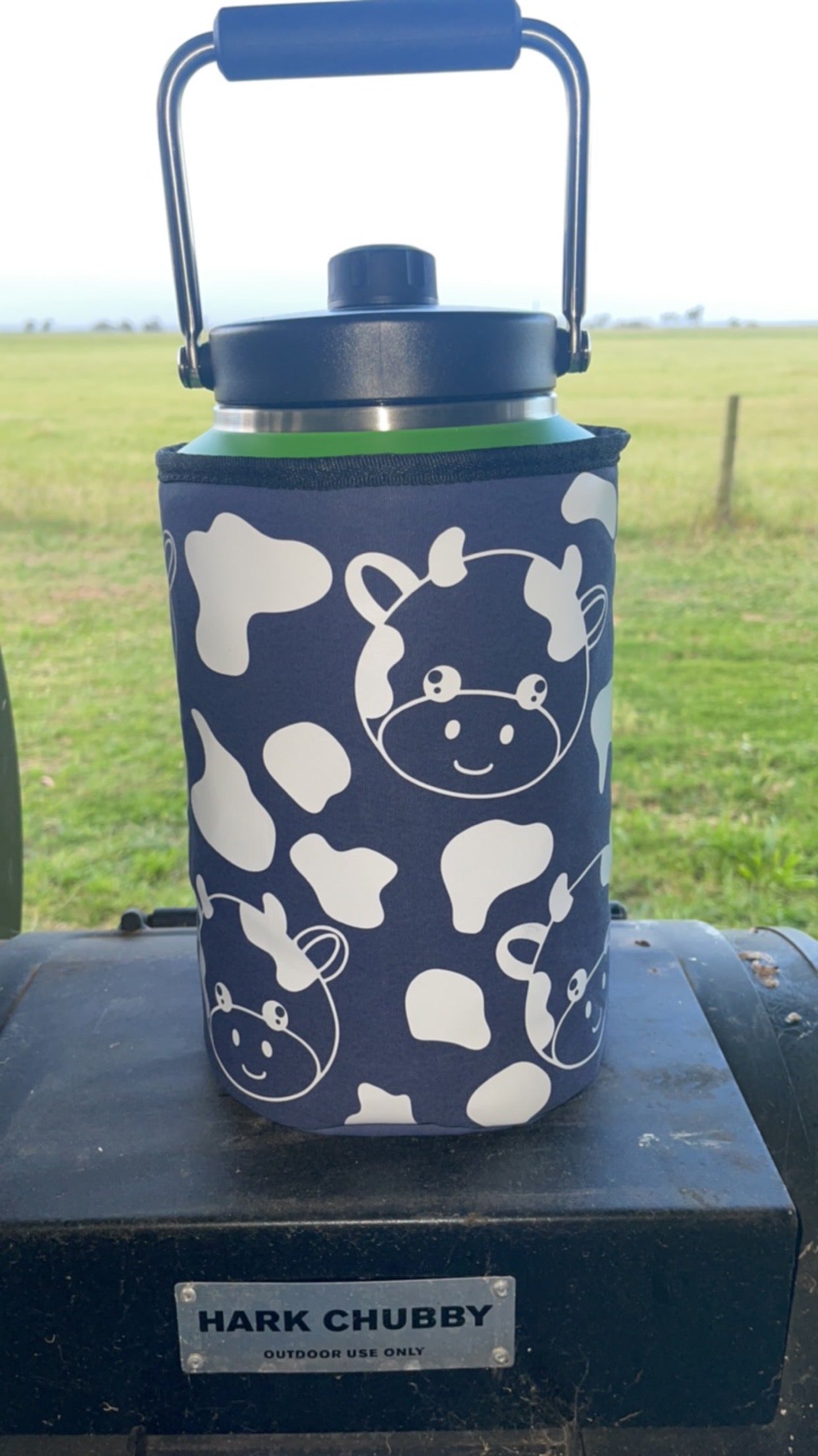 Printed  Yeti Rambler half gallon or gallon cover - Cows