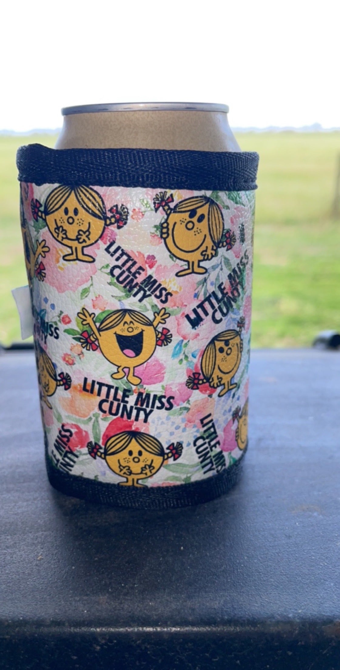 Vinyl Stubby Holder -Little miss Cunty