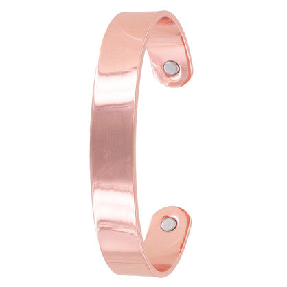 Copper Bangle - Magnetic - Thick Plain