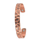 Copper Bangle - Magnetic - Hammertone