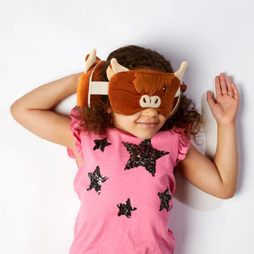 Highland Coo the Cow Travel Pillow Set