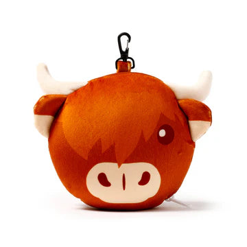 Highland Coo the Cow Travel Pillow Set