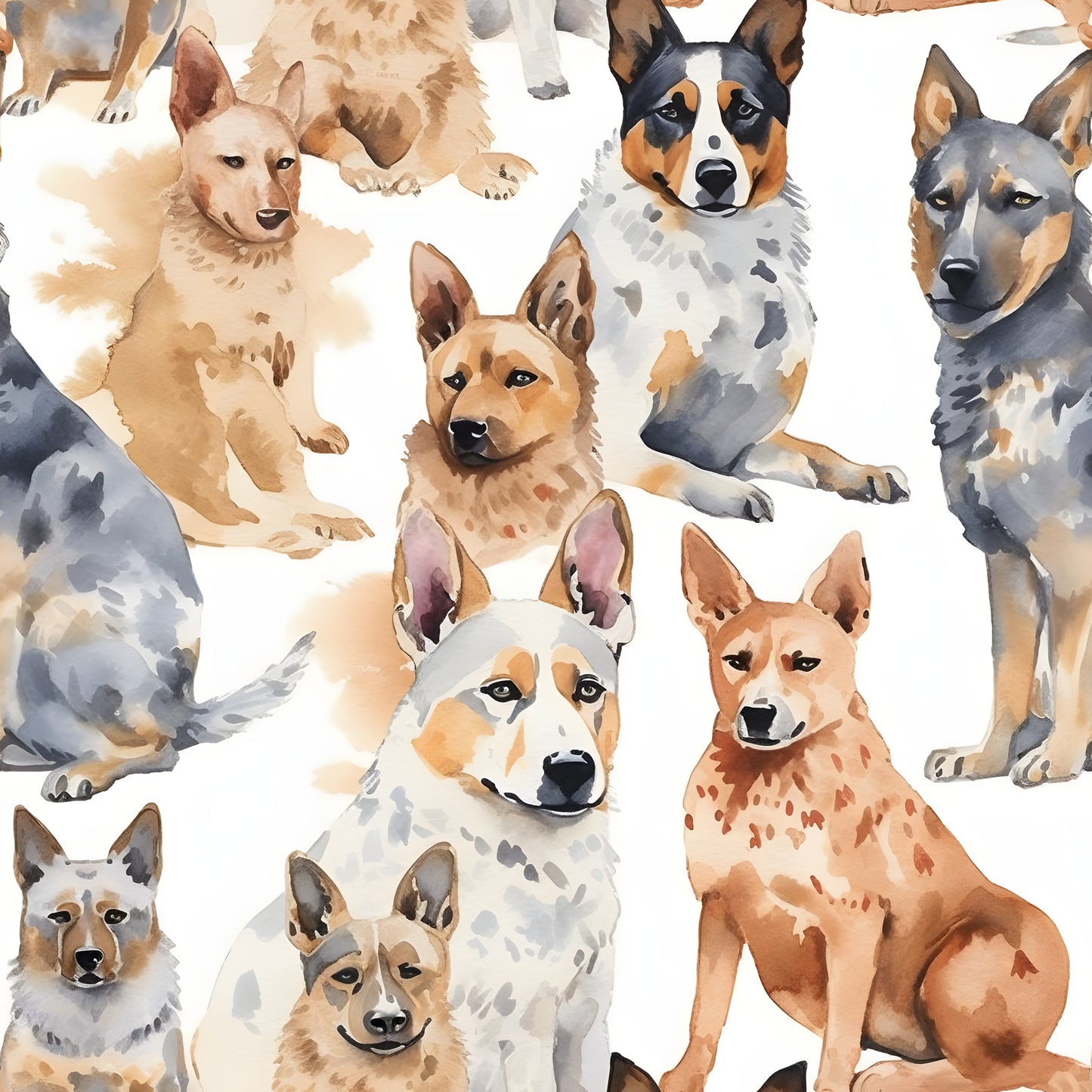 Pre Order Swag Blanket - Red and Blue Heelers