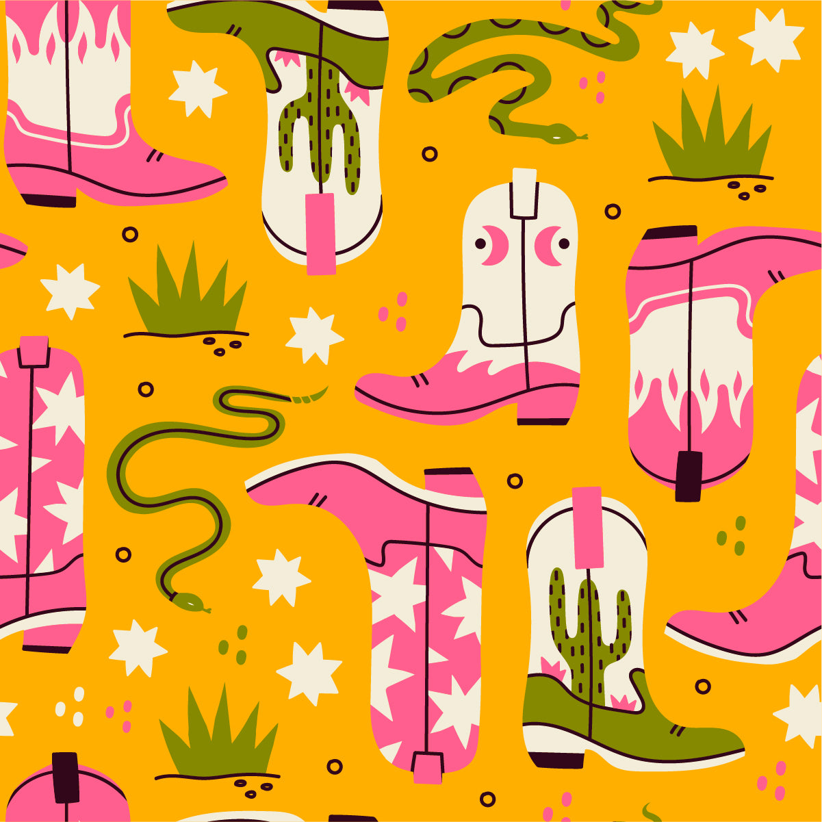 Pre Order Swag Blanket - Bright Cowboy Boots