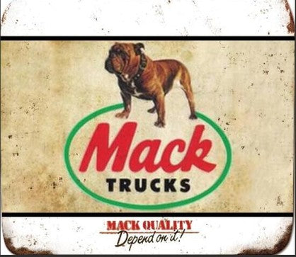 Tin Sign - Mack trucks