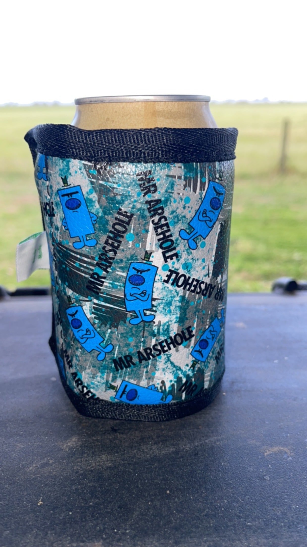 Vinyl Stubby Holder - Mr arsehole
