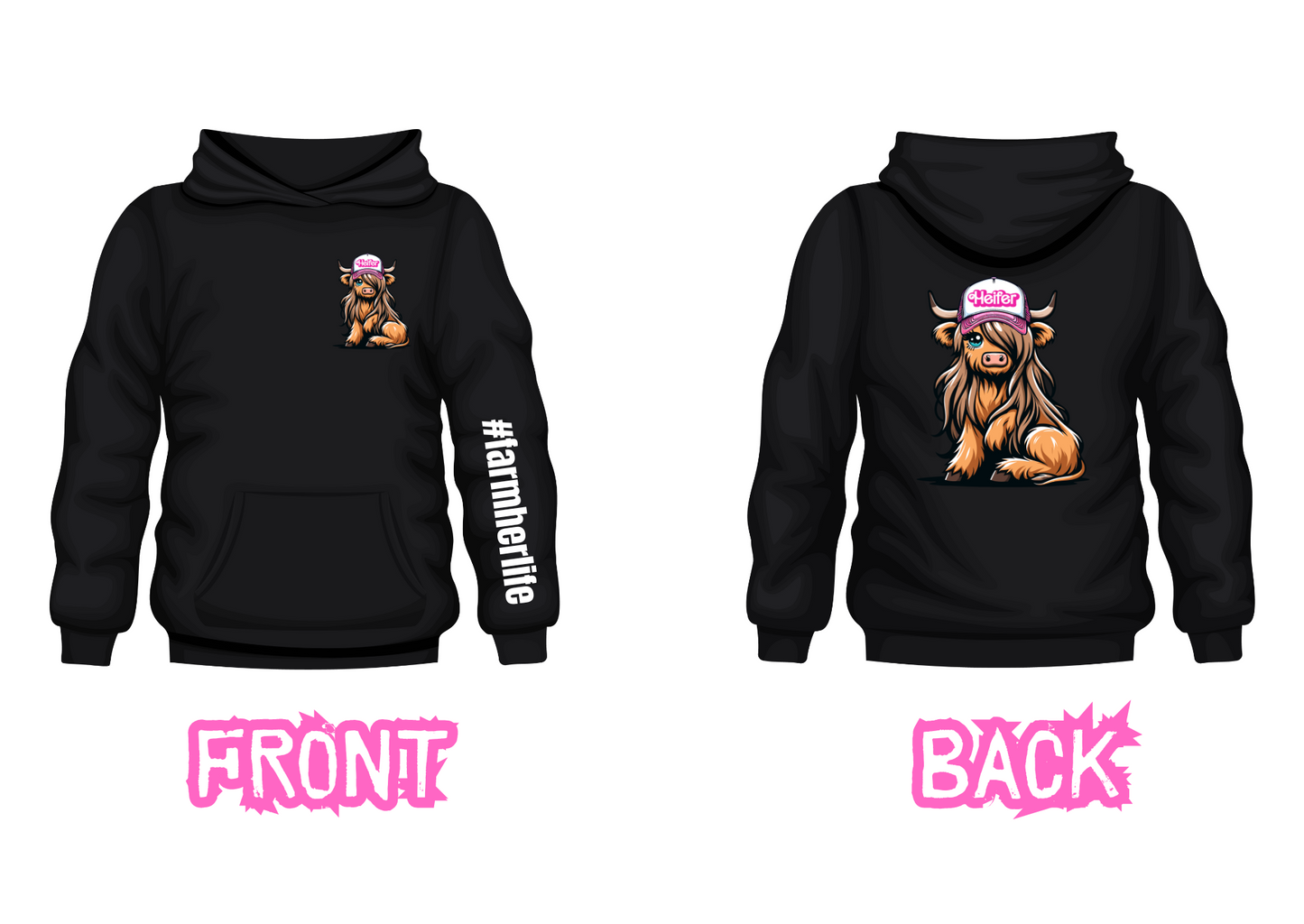 Farmherlife Hoodie - Heifer